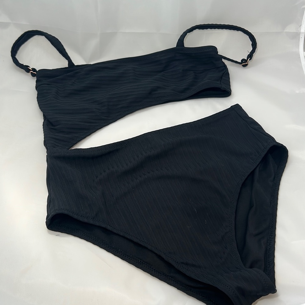 One piece black swimsuit